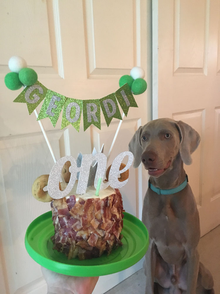 Bacon With Cursive Topper